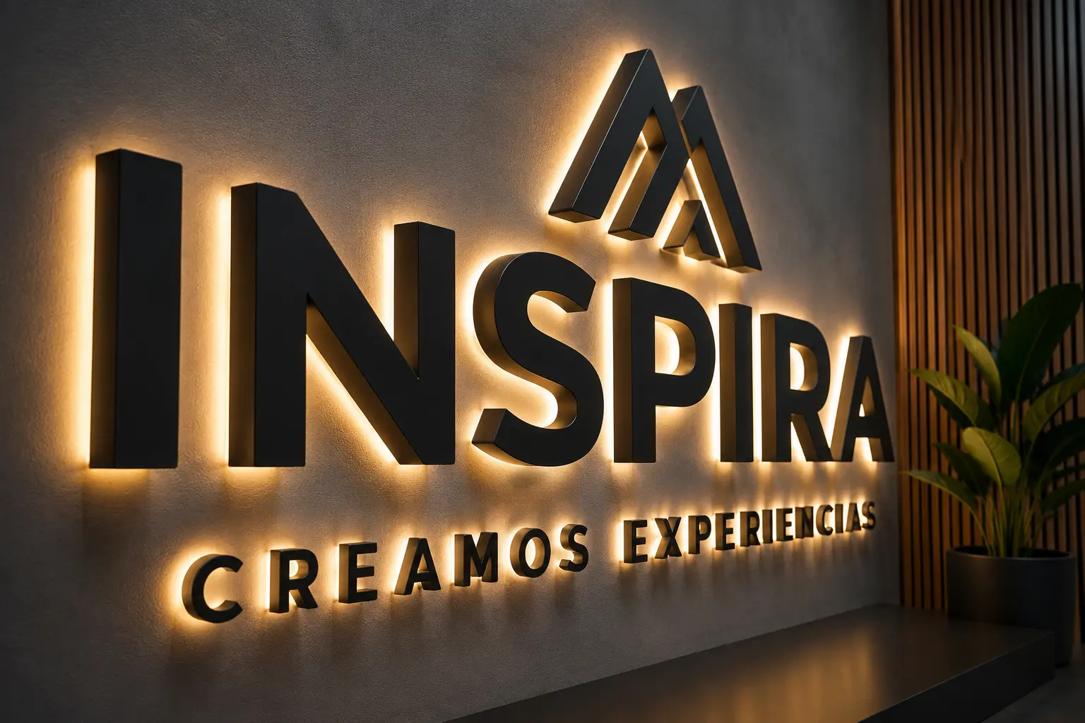 Letras corporeas LED